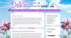 Desktop Screenshot of delcoearlylearningcenter.org